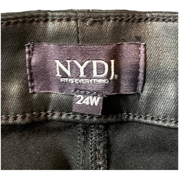 NYDJ Jeans Coated Marilyn straight plus size 24W - Picture 5 of 7